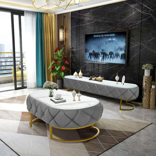 Luxury Creative Style Center Table & TV Combination Living Room Set -1003 - 92Bedding