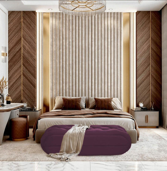 Luxury Bedroom & Living Room 3 Seater Stool -1013 - 92Bedding