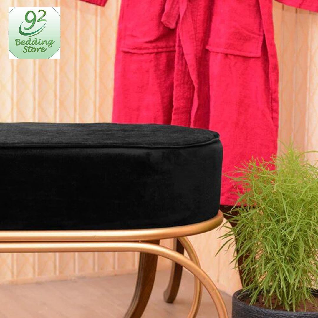 3 SEATER LUXURY STOOL WITH SHOE RACK - 1002 - 92Bedding