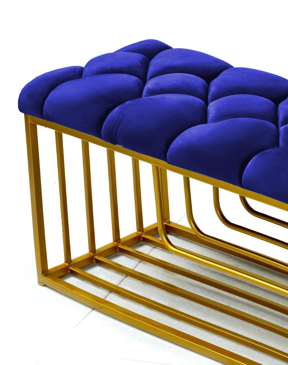 Luxury 3 Seater Stool With Shoe Rack -1038 - 92Bedding