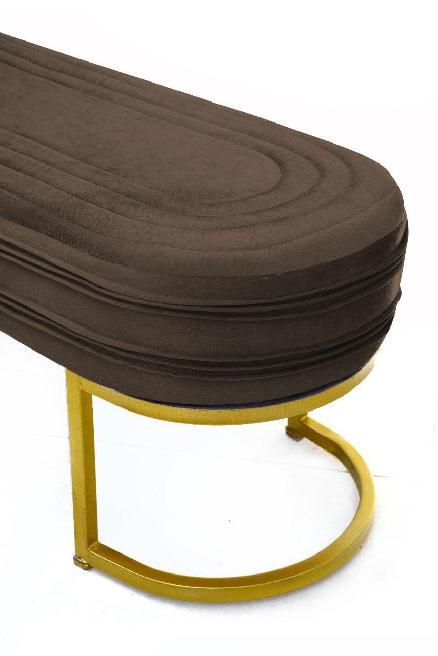 Luxury 3 Seater Steel Stool With Steel Frame -1047 - 92Bedding