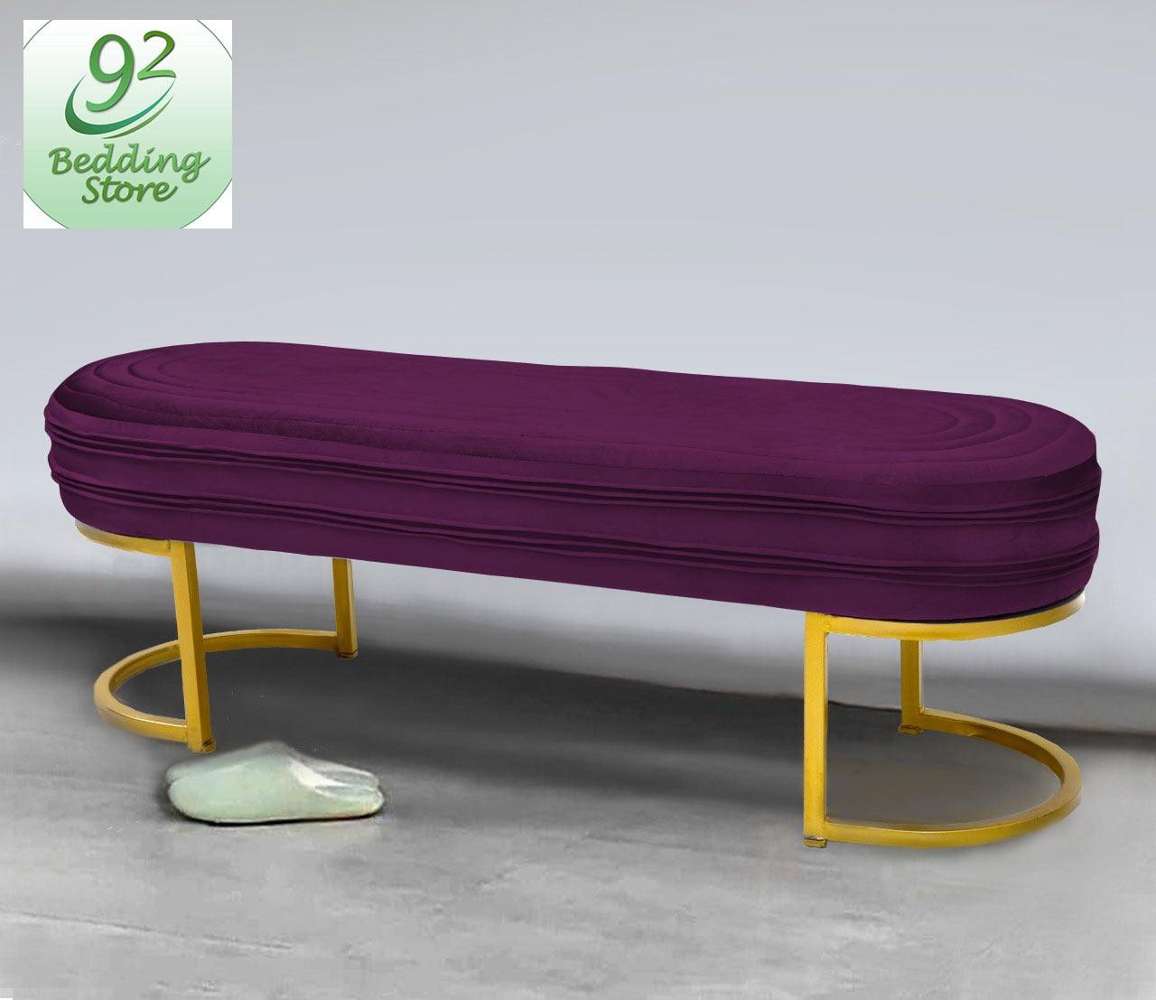 Luxury 3 Seater Steel Stool With Steel Frame -1050 - 92Bedding