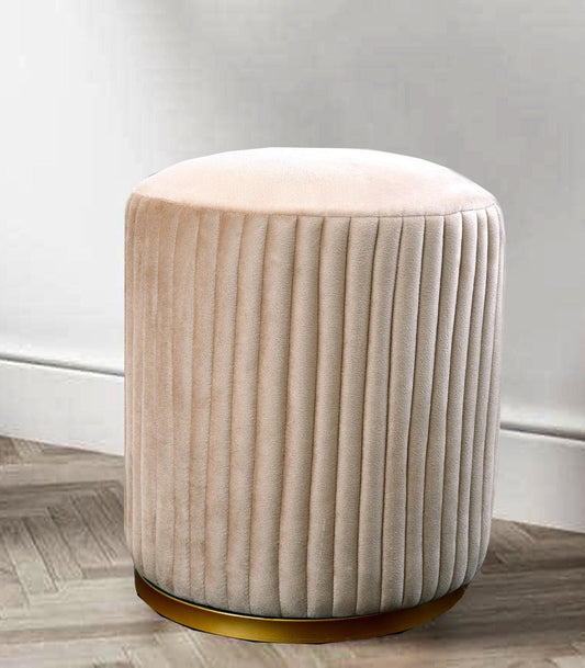 Large Pouffe Stool With Steel Frame -1055 - 92Bedding