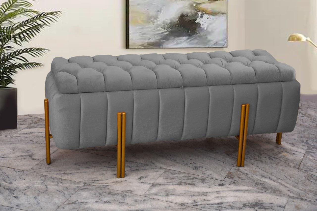 3 Seater Luxury Ottoman Storage Box -1066 - 92Bedding