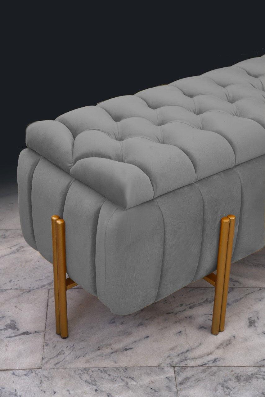 3 Seater Luxury Ottoman Storage Box -1066 - 92Bedding