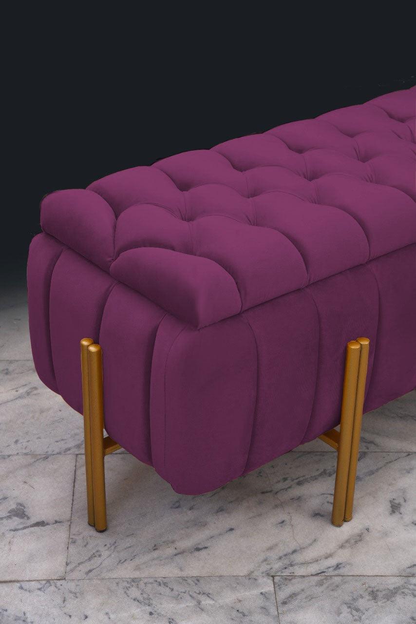 3 Seater Luxury Ottoman Storage Box -1066 - 92Bedding