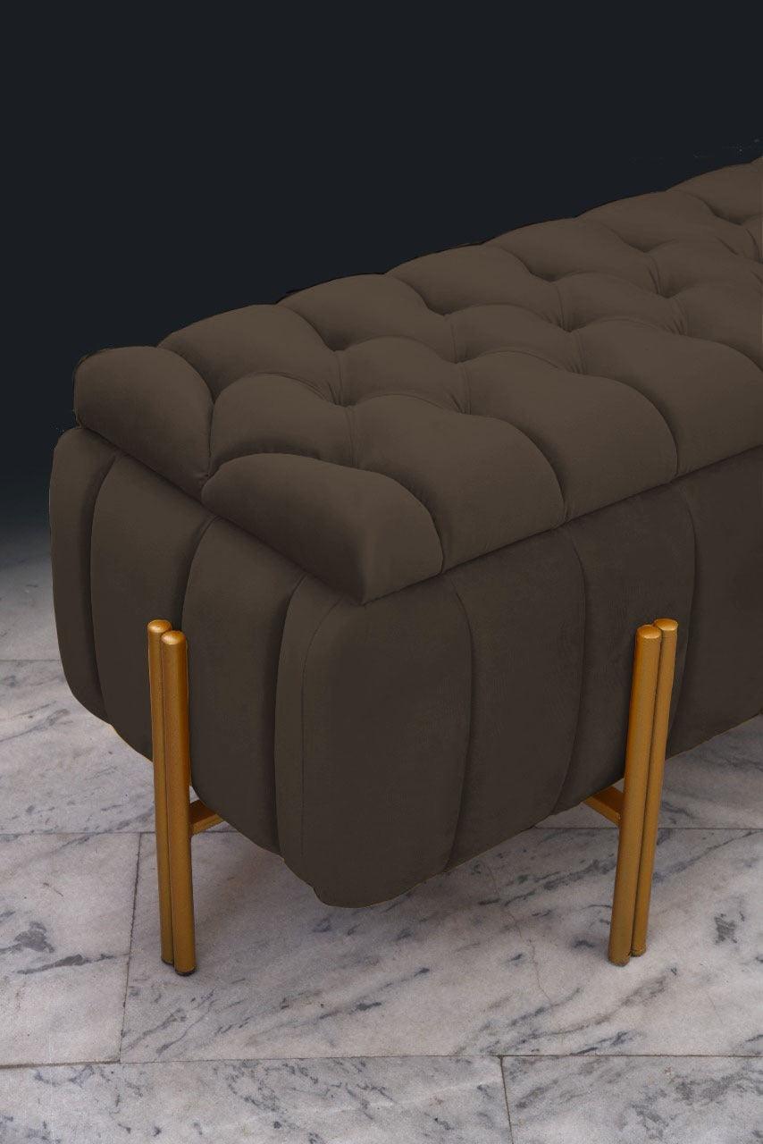 3 Seater Luxury Ottoman Storage Box -1066 - 92Bedding