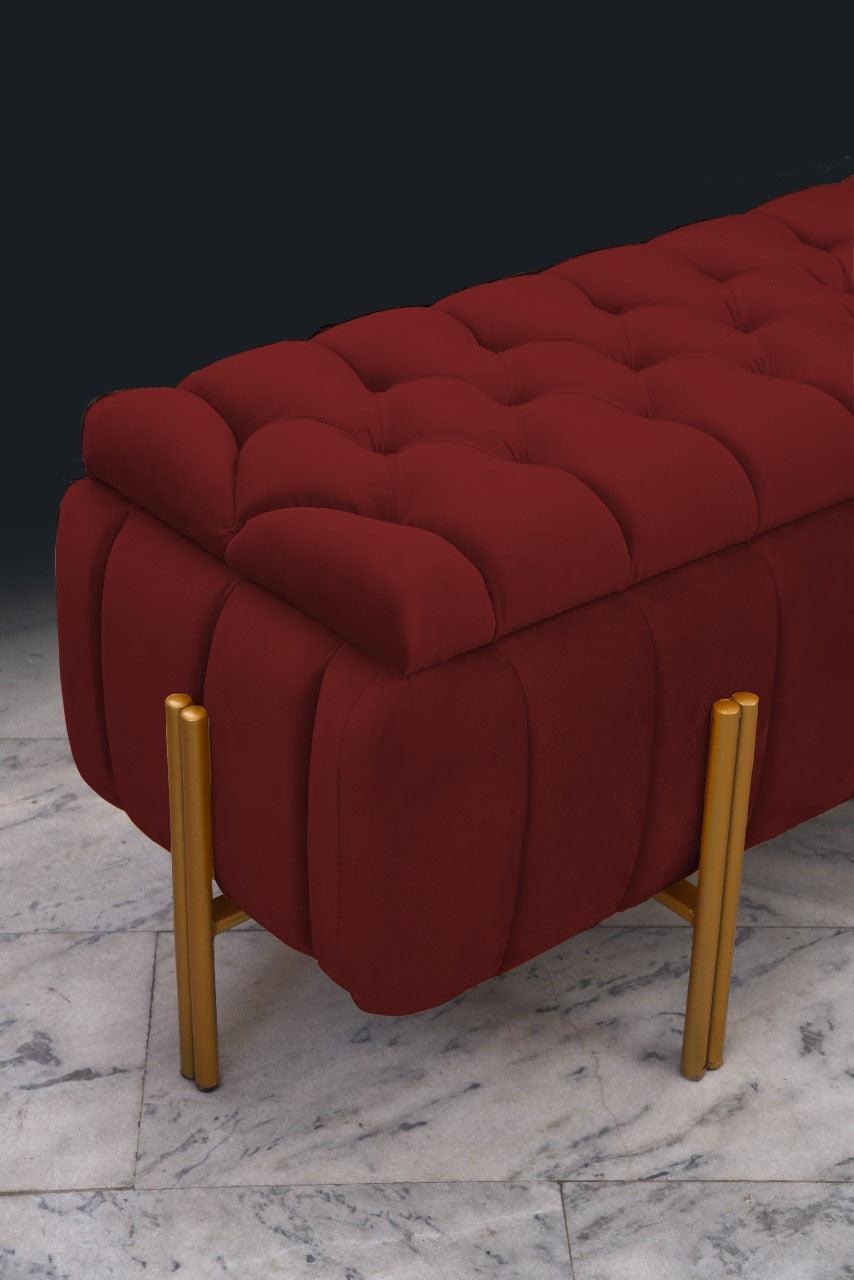 3 Seater Luxury Ottoman Storage Box -1066 - 92Bedding