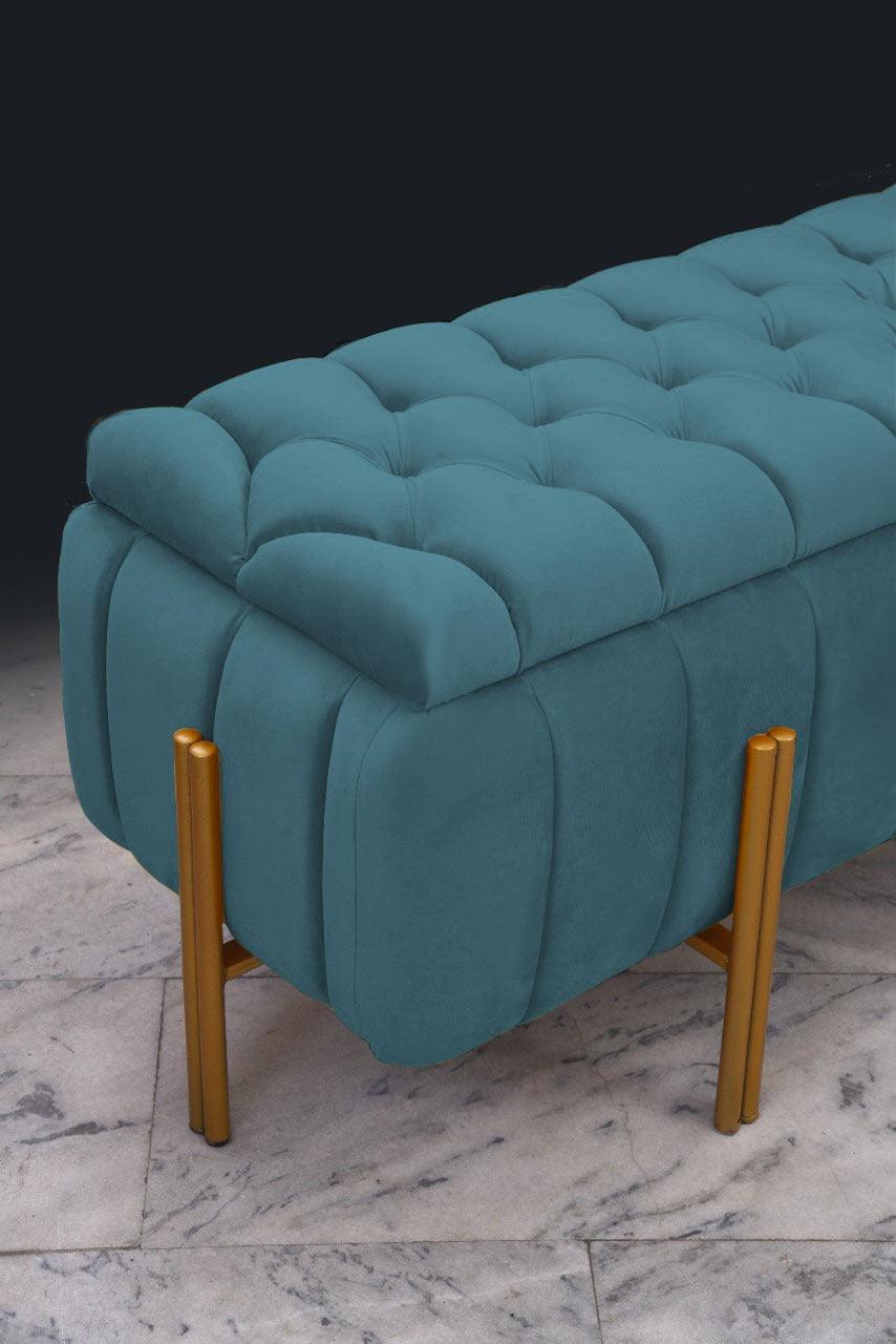 3 Seater Luxury Ottoman Storage Box -1066 - 92Bedding