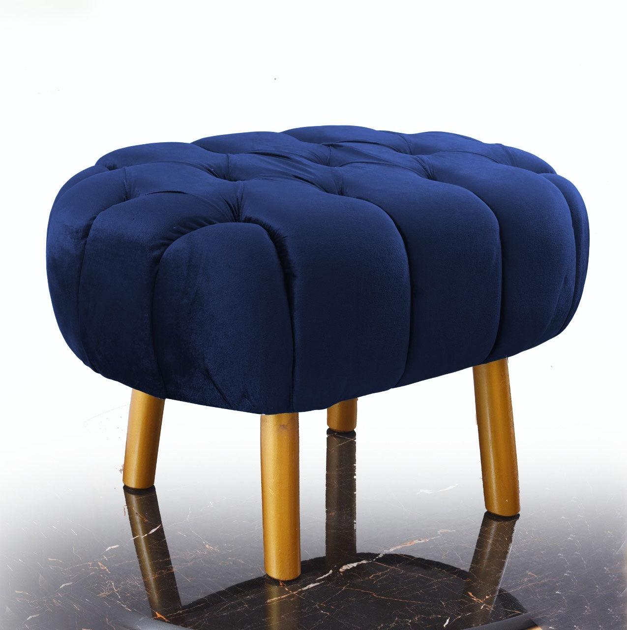Luxury Single Seater Ottoman Stool -1068 - 92Bedding