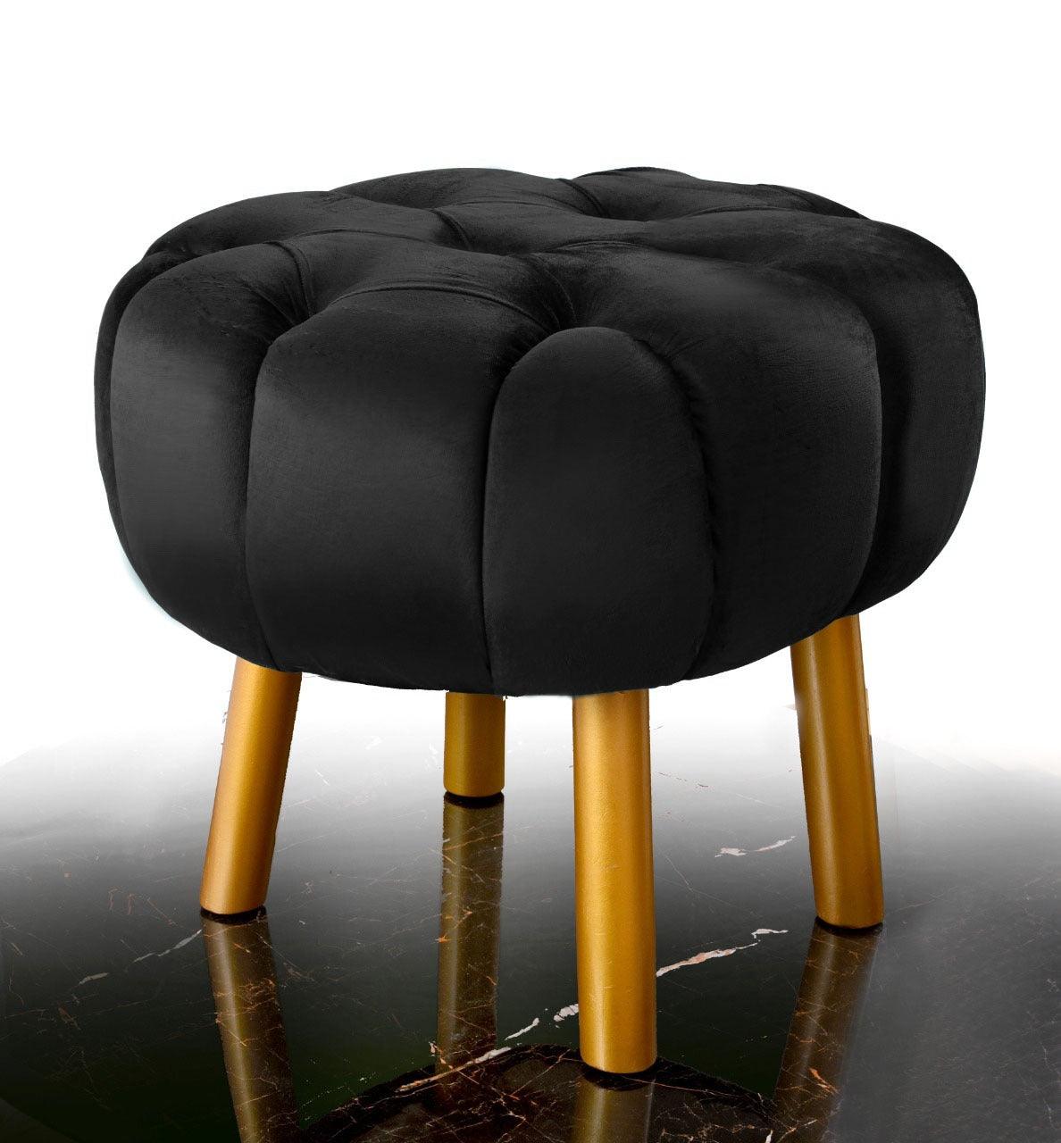 Luxury Single Seater Ottoman Stool -1067 - 92Bedding