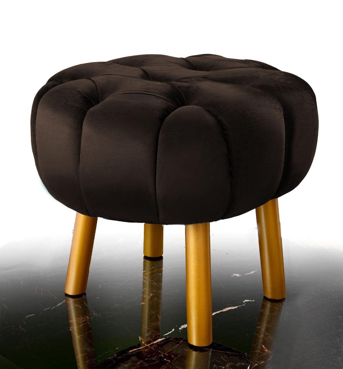 Luxury Single Seater Ottoman Stool -1067 - 92Bedding