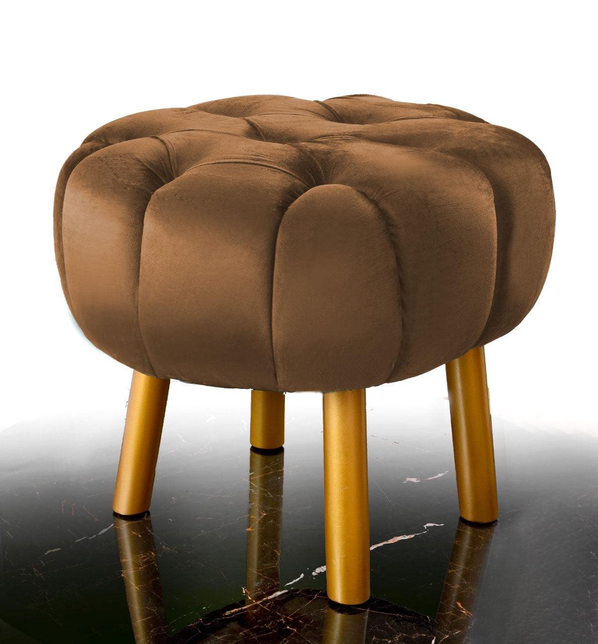 Luxury Single Seater Ottoman Stool -1067 - 92Bedding
