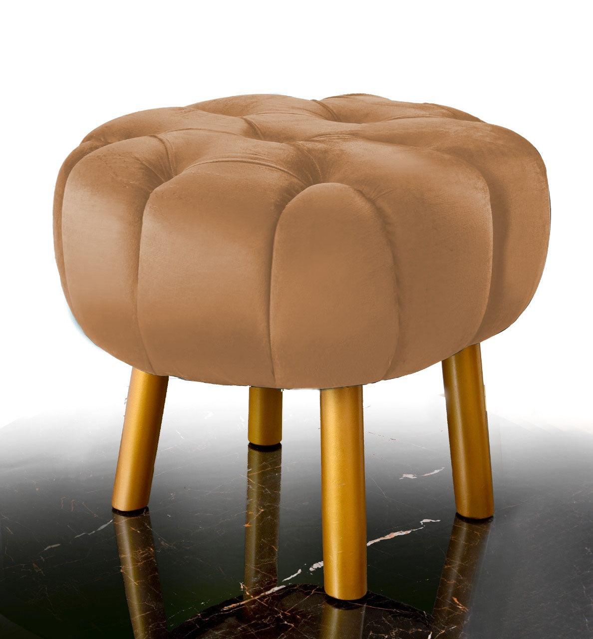 Luxury Single Seater Ottoman Stool -1067 - 92Bedding
