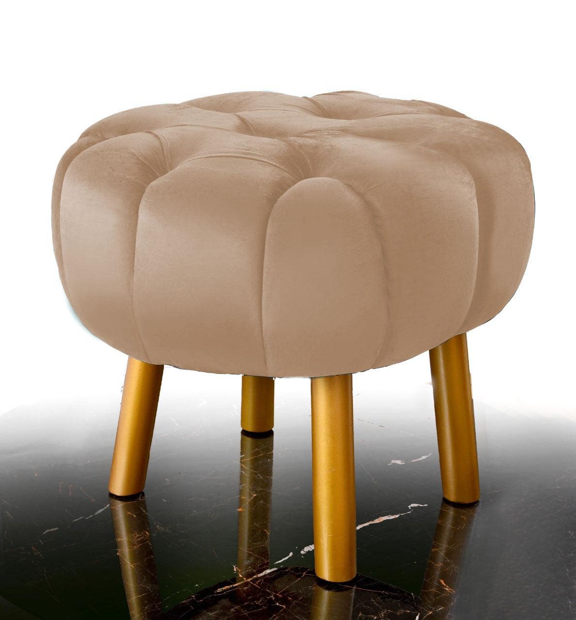 Luxury Single Seater Ottoman Stool -1067 - 92Bedding