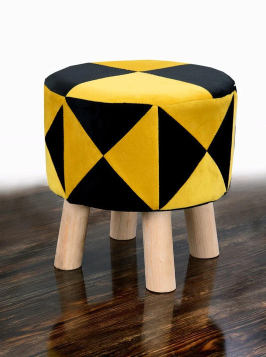 Wooden Round Stool-1071 - 92Bedding