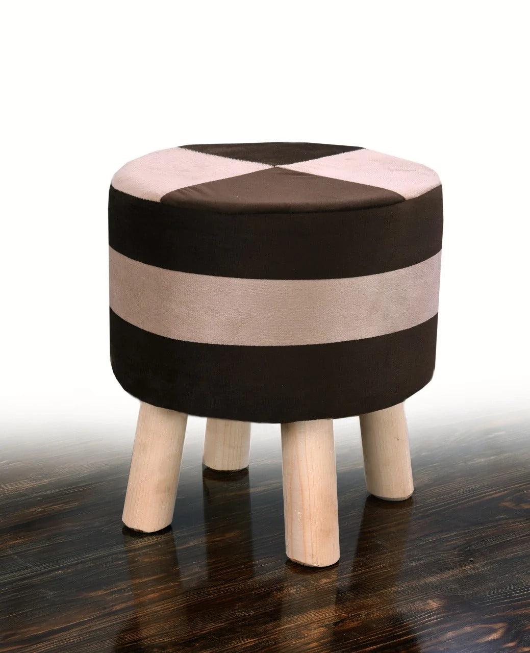 Wooden Round Stool-1074 - 92Bedding