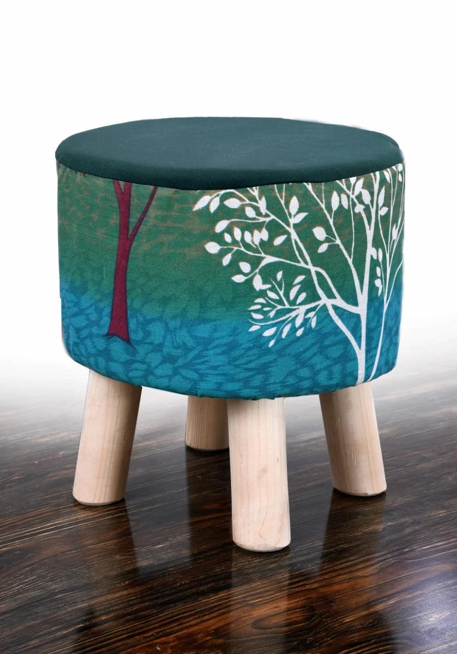 Wooden Round Stool-1075 - 92Bedding