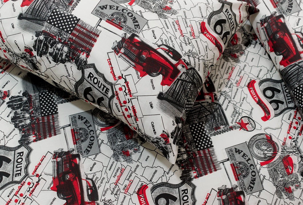 2 Pcs Printed Bed Sheet MHS-905