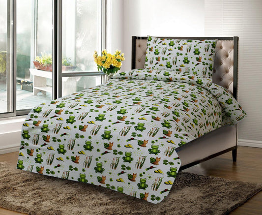2 Pcs Printed Bed Sheet MHS-903