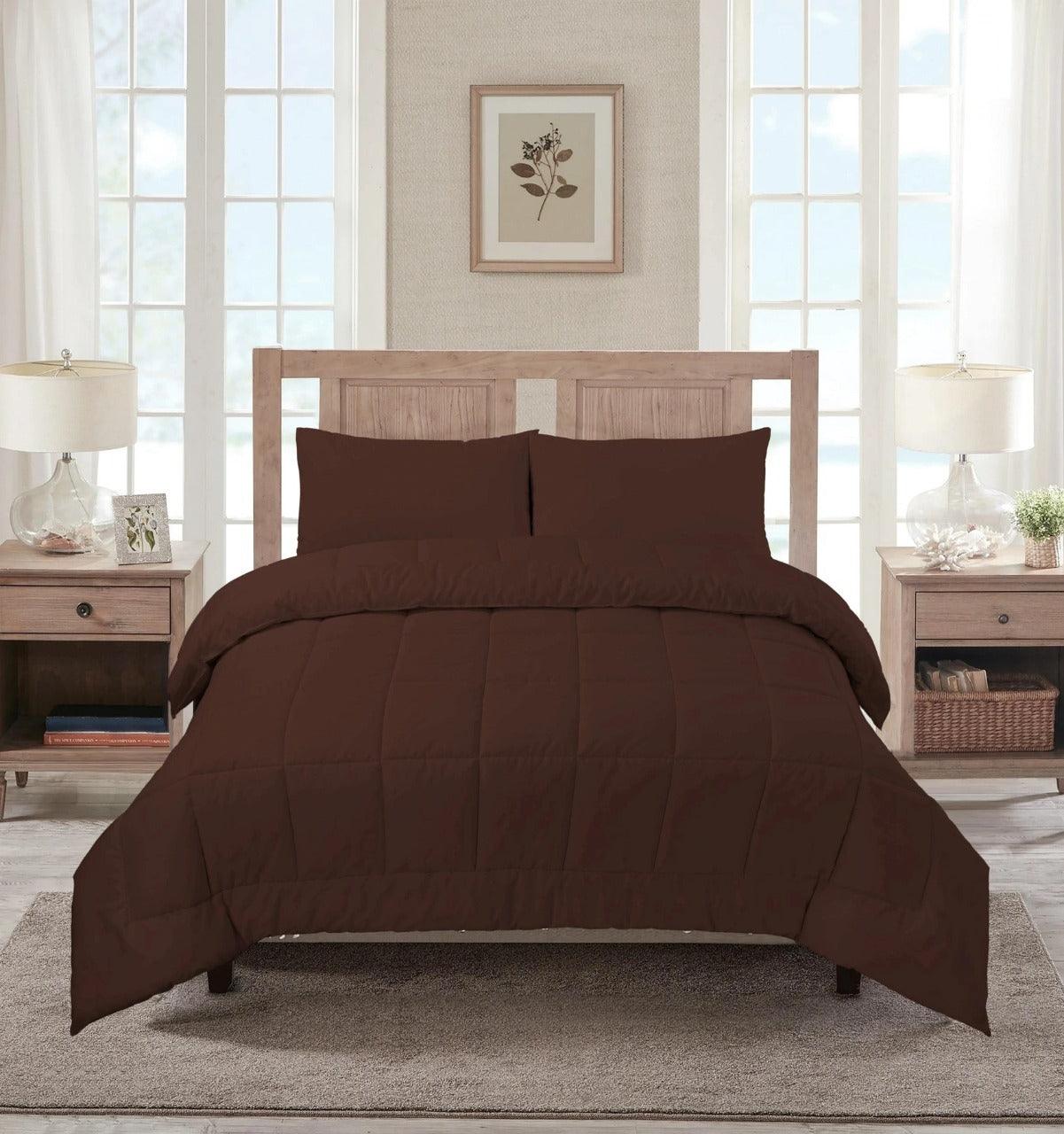 Choclate Brown Summer Comforter - 92Bedding