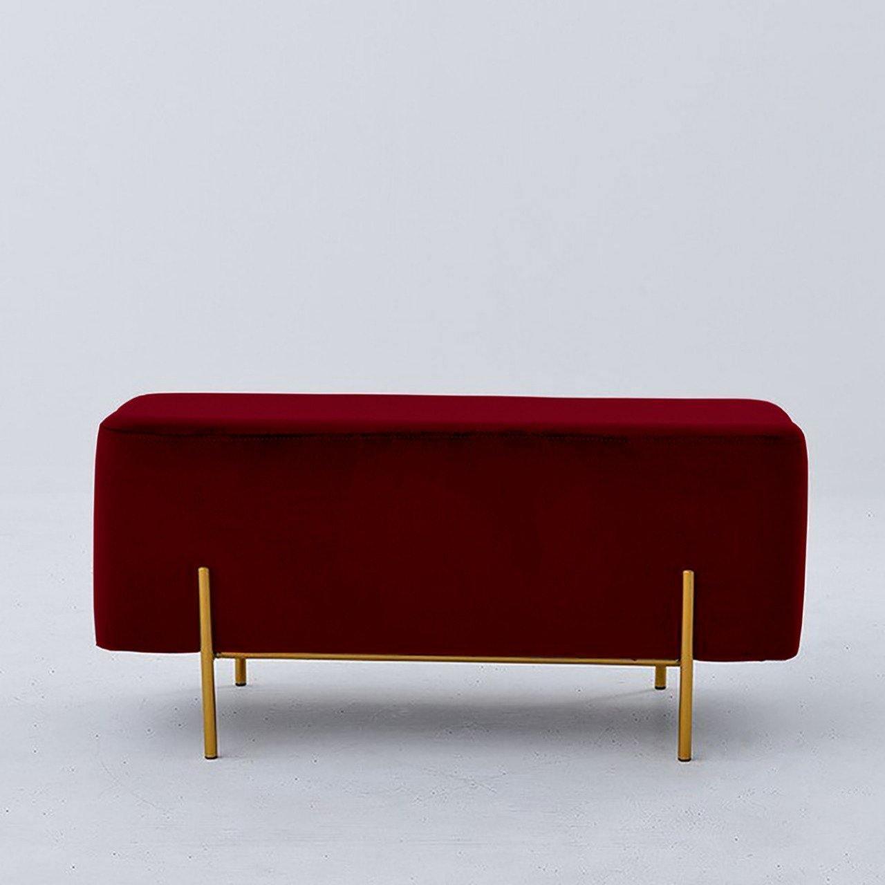 Wooden stool 2 Seater With Steel Stand -273 - 92Bedding