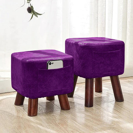 Wooden stool Square shape With Pocket - 149 - 92Bedding