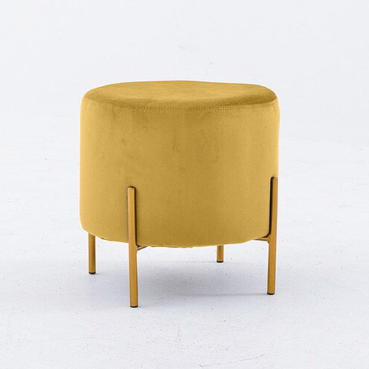 Wooden stool Round shape With Steel Stand - 163 - 92Bedding