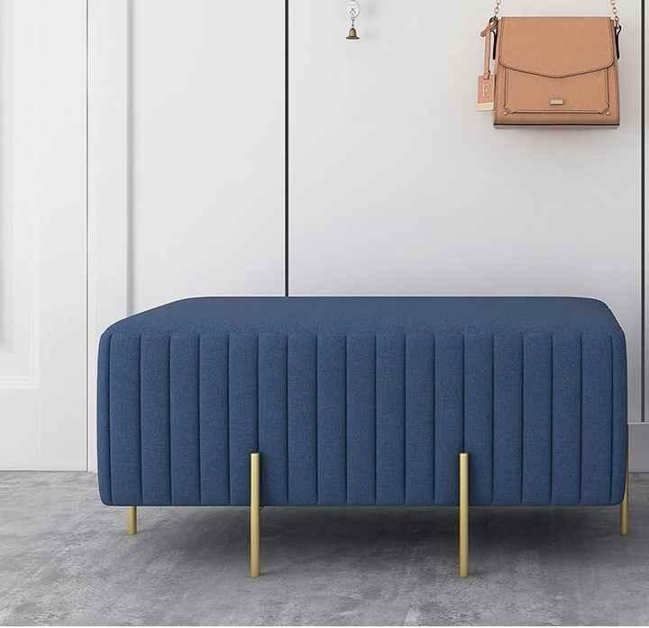 Wooden stool 2 Seater With Steel Stand -1103 - 92Bedding