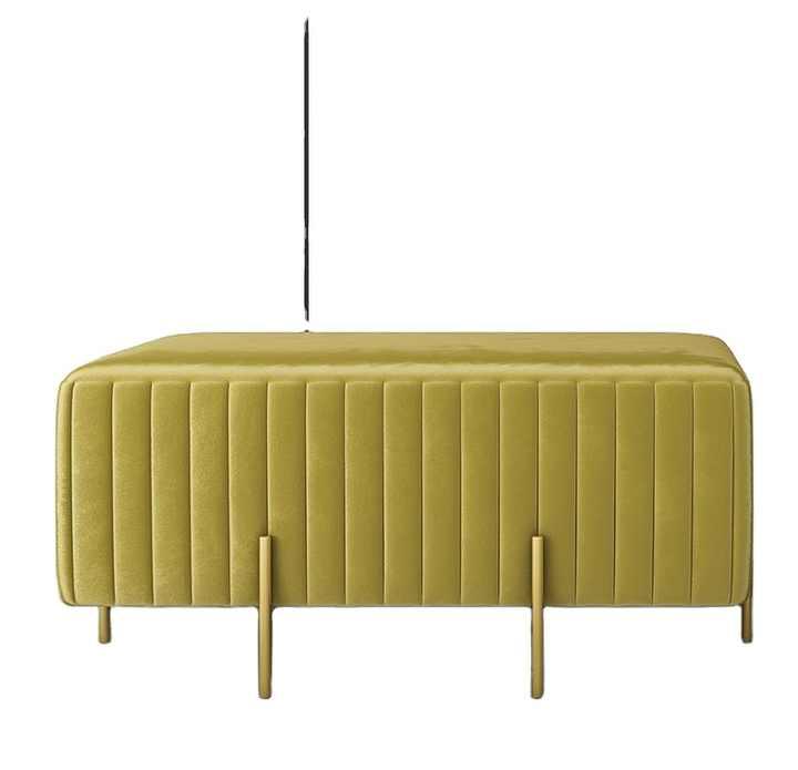 Wooden stool 2 Seater With Steel Stand -1104 - 92Bedding