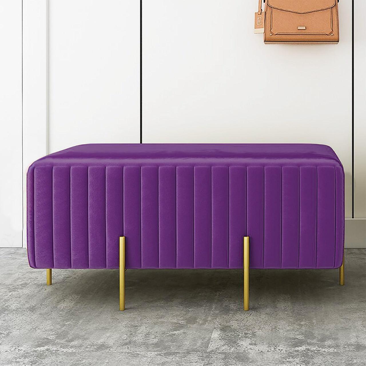 Wooden stool 2 Seater With Steel Stand - 185 - 92Bedding