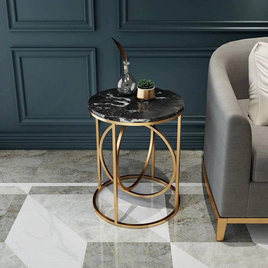 Marble Side Table -855 - 92Bedding
