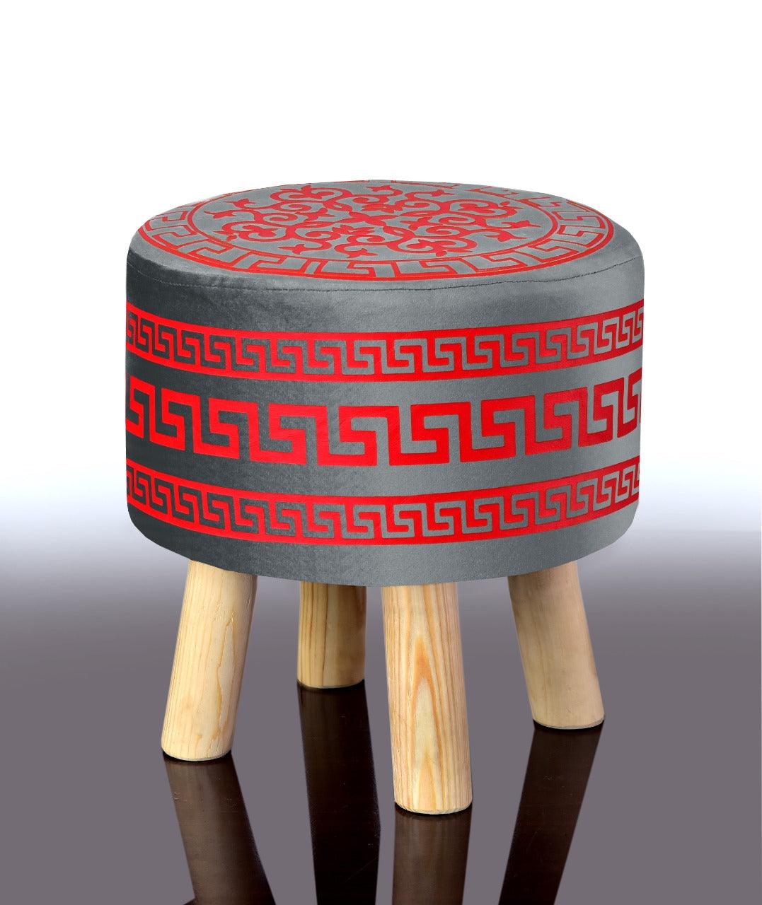 Wooden stool Vercase Design round shape-746 - 92Bedding