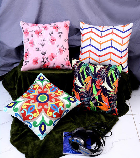 Pack of 4 Duck Digital Printed Cushion covers - 92Bedding