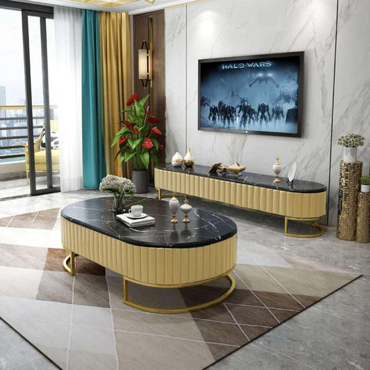 Luxury Creative Style Center Table & TV Combination Living Room Set -843 - 92Bedding