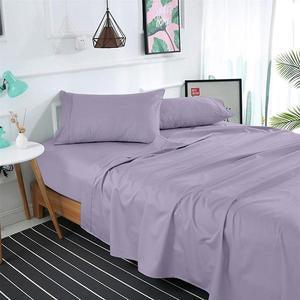 LAVENDER SOLID BED SHEET SET - 92Bedding