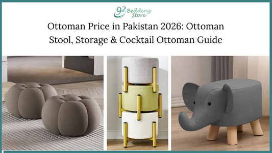 Ottoman Price in Pakistan 2026: Ottoman Stool, Storage & Cocktail Ottoman Guide
