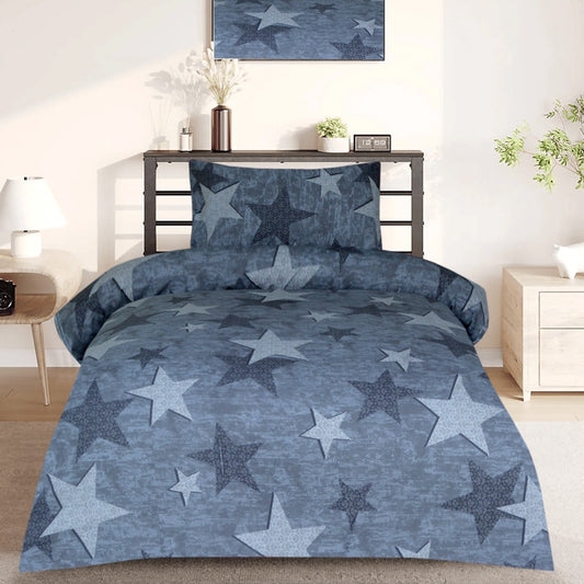 2 Pcs Printed Bed Sheet NB-1189