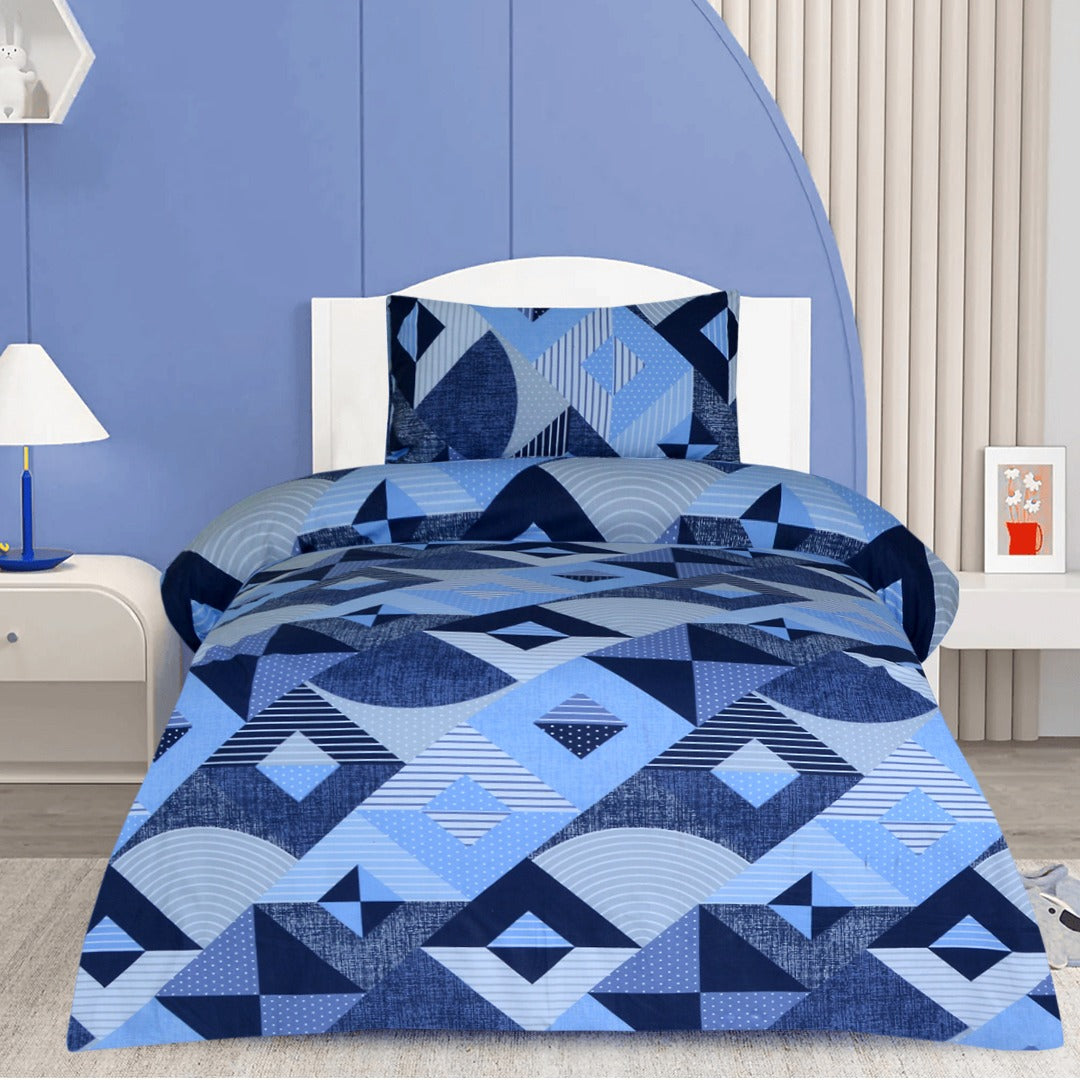 2 Pcs Printed Bed Sheet NB-1181