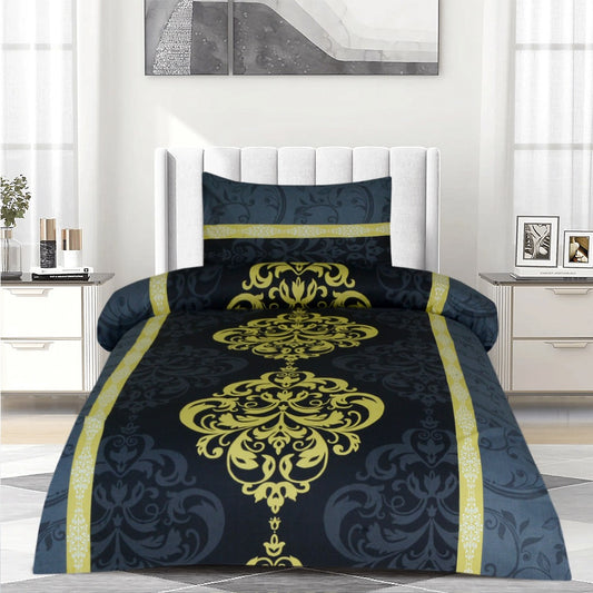 2 Pcs Printed Bed Sheet NB-1183