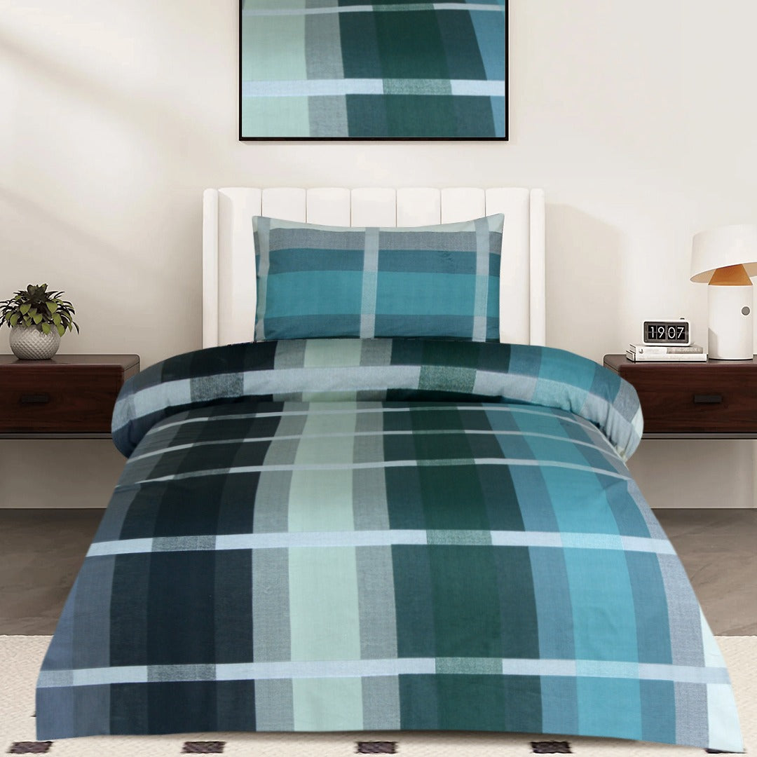 2 Pcs Printed Bed Sheet NB-1184