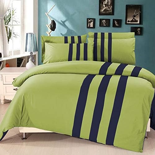 6 Pcs Luxury Stripes Duvet Set - 1229