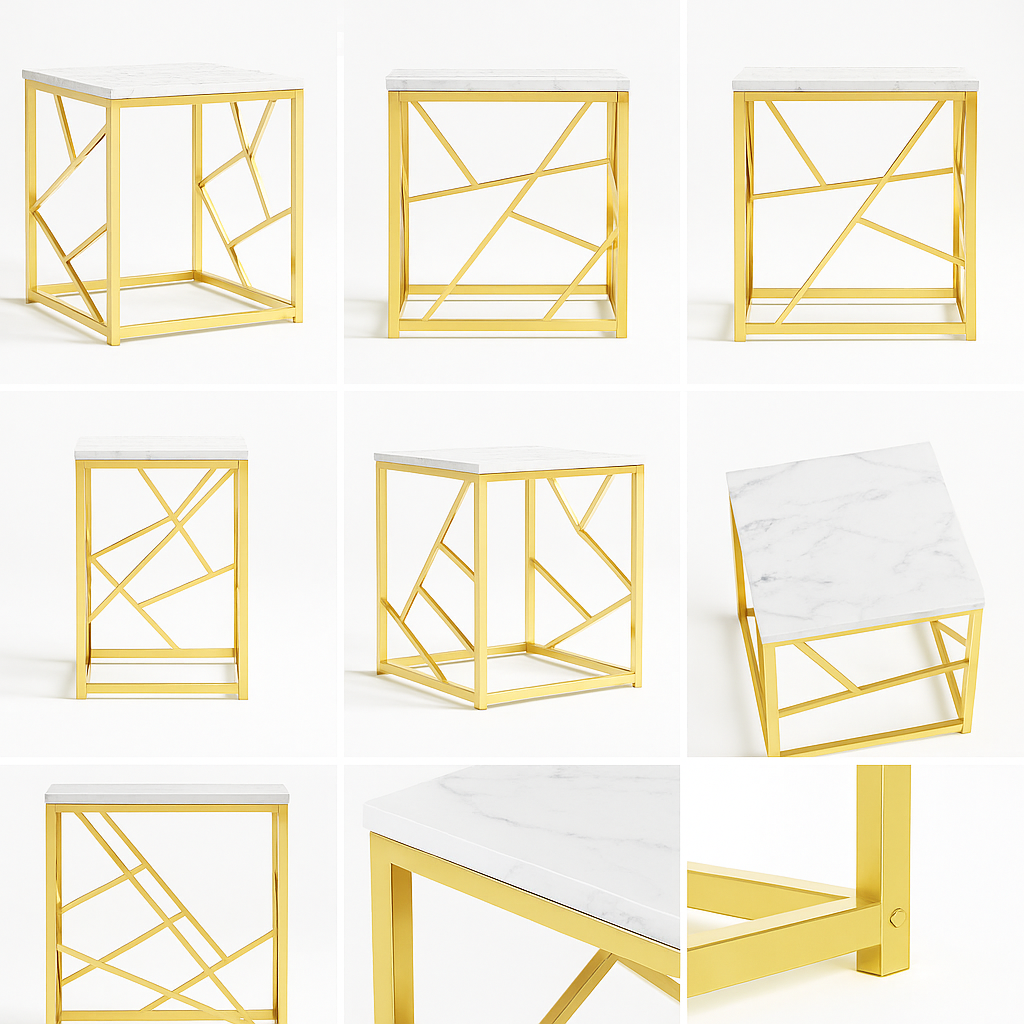 Optimistic Delight End Sofa Side Table - 1551