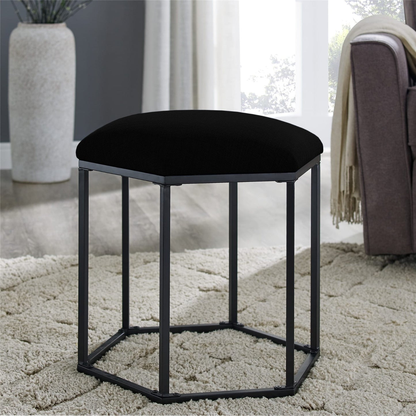 Luxury Round Ottoman Stool- 1463