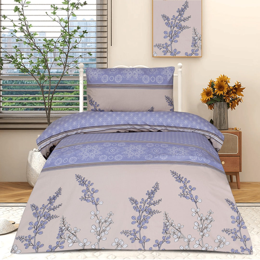 2 Pcs Printed Bed Sheet NB-1048