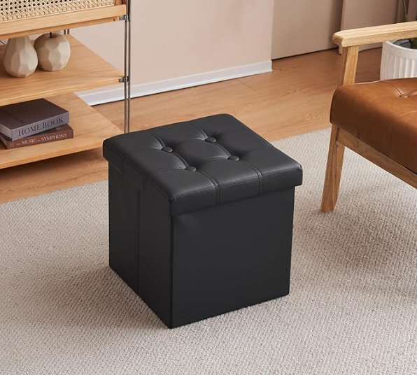 Square Shape Luxury Ottoman Stool- 1464