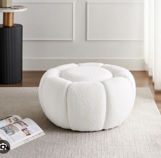 Marshmallow Luxe Pouf Stool - 1574