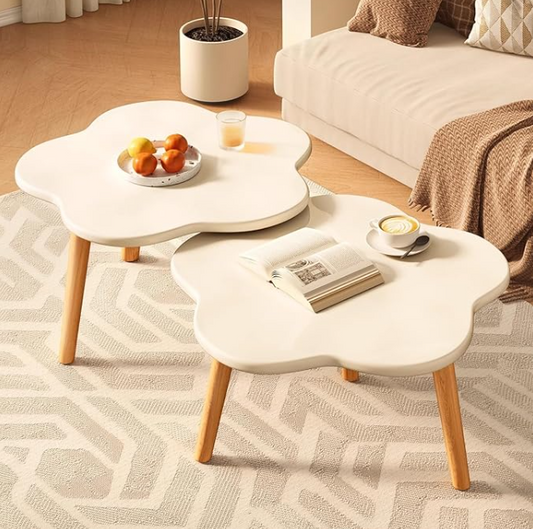 2 Pcs BloomNest Coffee Tables - 1578