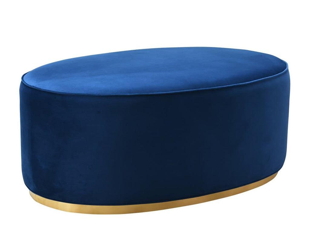 Luxury Scarlett Oval Ottoman Stool-1225 - 92Bedding