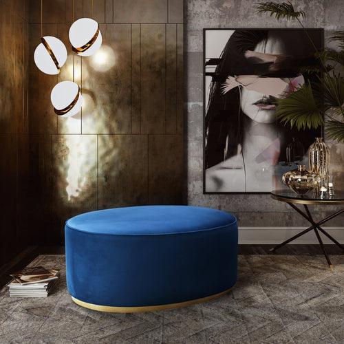 Luxury Scarlett Oval Ottoman Stool-1225 - 92Bedding